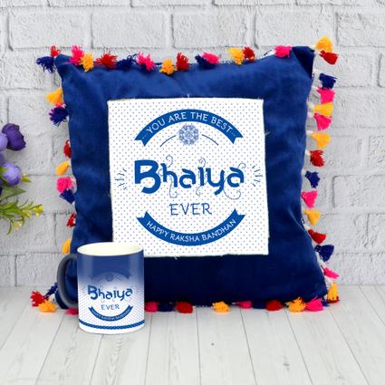 Best Bhaiya Pillow & Mug Hamper