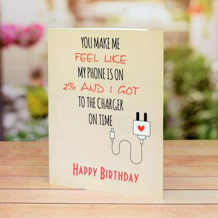 Lovely Personalized Bday Card