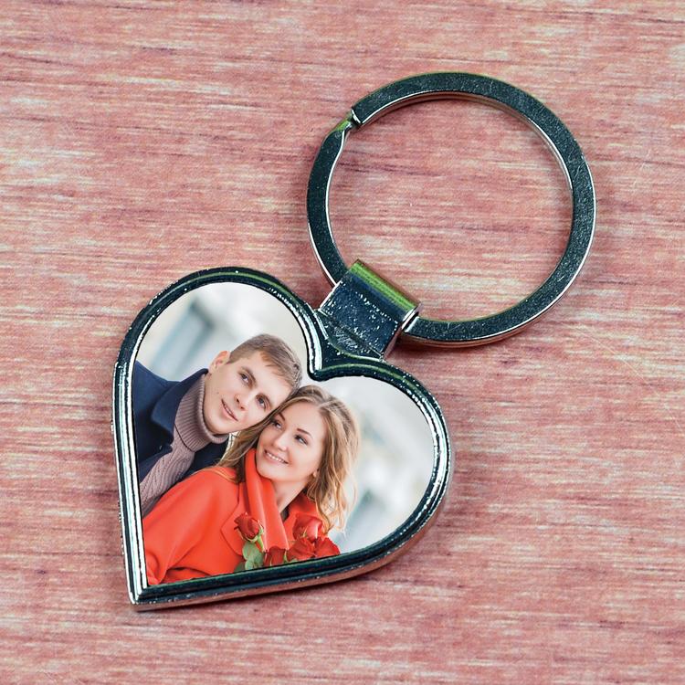 Personalized Heart Keychain 2