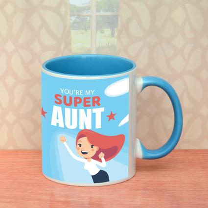 Personalized Mug - Aunt - Blue