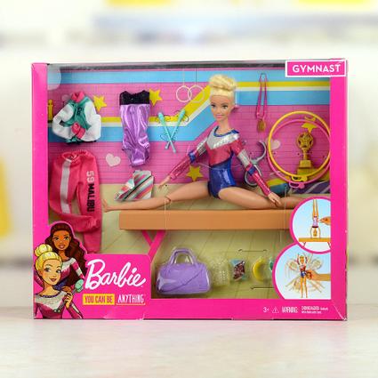 Gymnast Barbie Playset